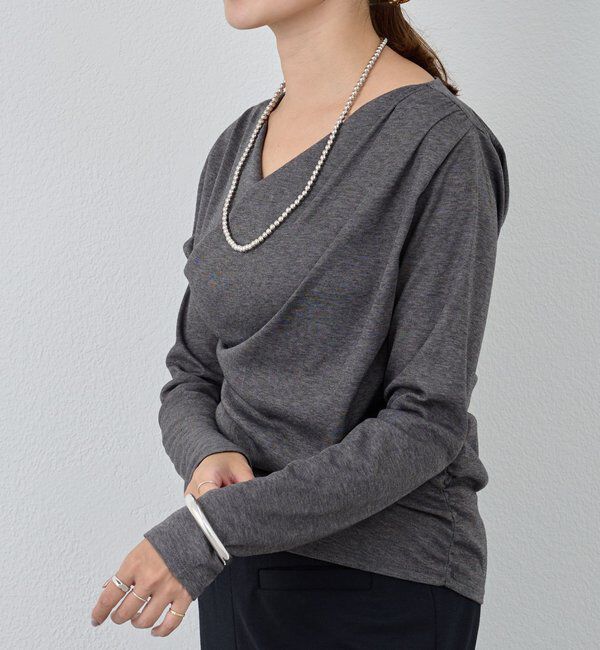  「カシュクールカットソー」|Tシャツ・カットソー|