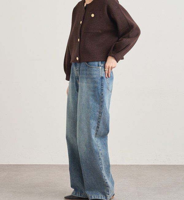  「ラメニットカーディガン」|カーディガン|