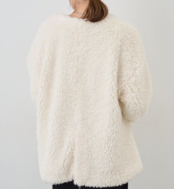  「ノーカラーボアコート」|その他|