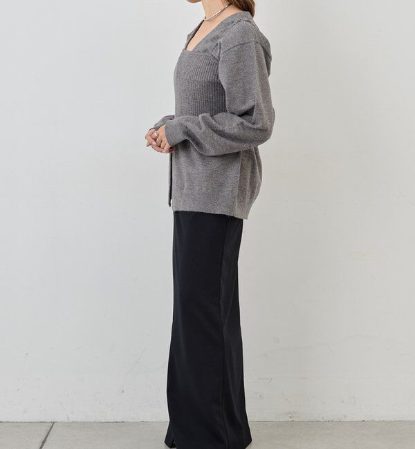  「ポンチIラインスカート」|スカート|