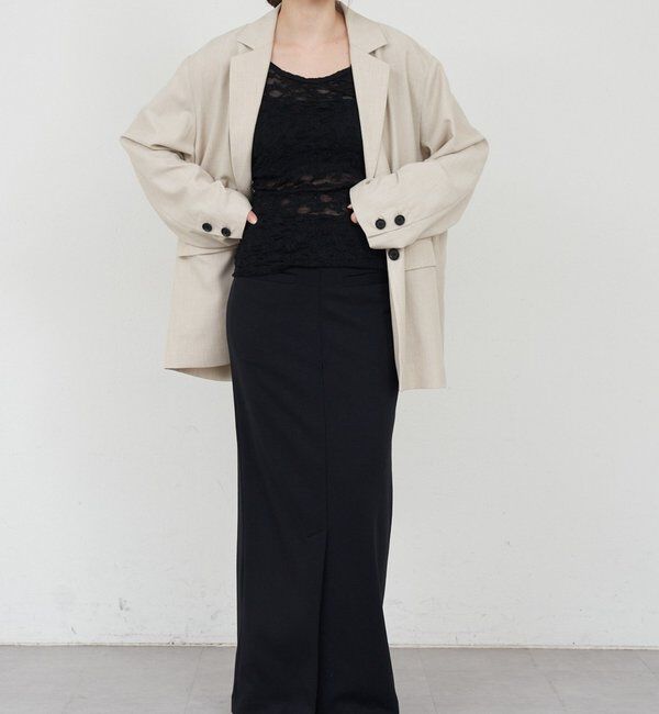  「ポンチIラインスカート」|スカート|