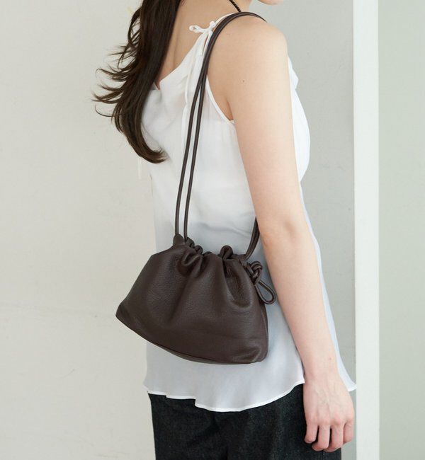  「2WAYギャザーバッグ」|トートバッグ|ブラウン