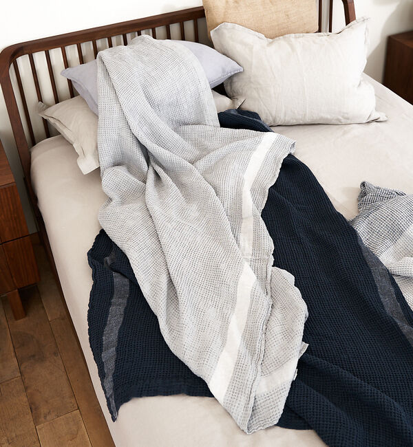 collex「【Lino e Lina/リーノ・エ・リーナ】トランザット ブランケット」|ブランケット|ライトグレー
