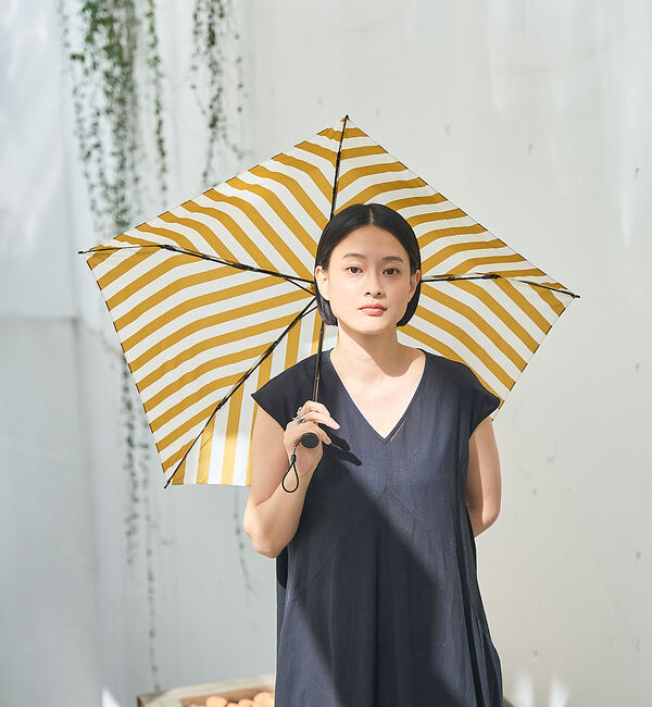 collex「レトロストライプ 折りたたみ傘【assa】【WEB限定】」|傘|