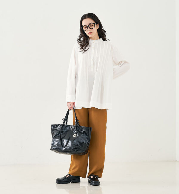 collex「【MARCO MASI】２WAYハンドルレザートートバッグ　ブラック」|トートバッグ|