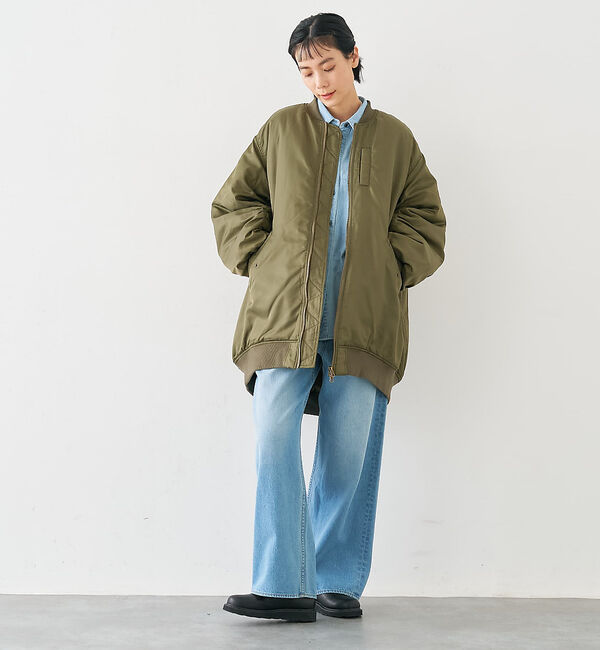 collex「ナイロンツイル中綿ブルゾン」|ブルゾン・スタジャン|