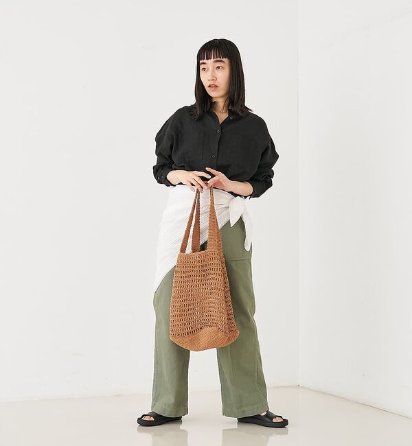 collex「ダブルカラー リネンシャツ」|シャツ・ブラウス|