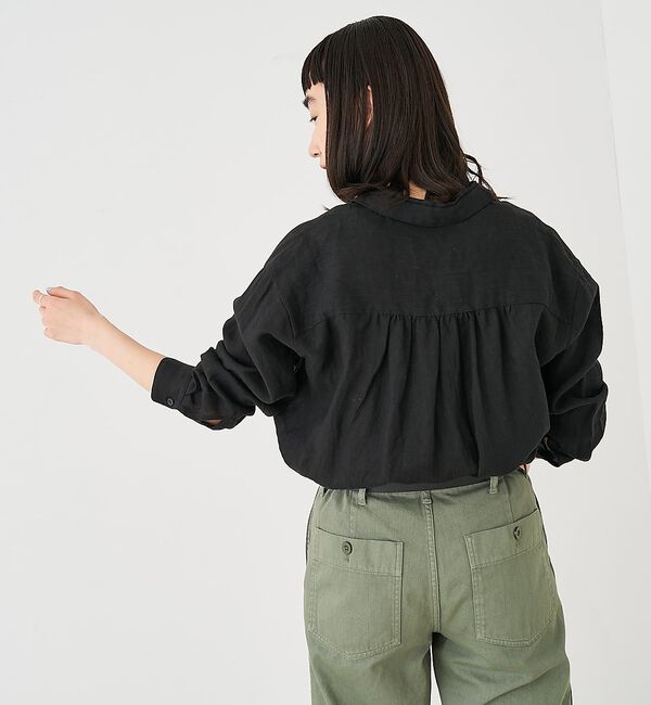 collex「ダブルカラー リネンシャツ」|シャツ・ブラウス|