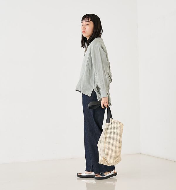 collex「ダブルカラー リネンシャツ」|シャツ・ブラウス|