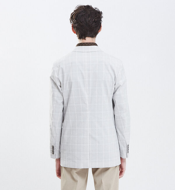 ABAHOUSE「【Recency of Mine】FLEXクールマックスサッカージャケット」|テーラードジャケット|