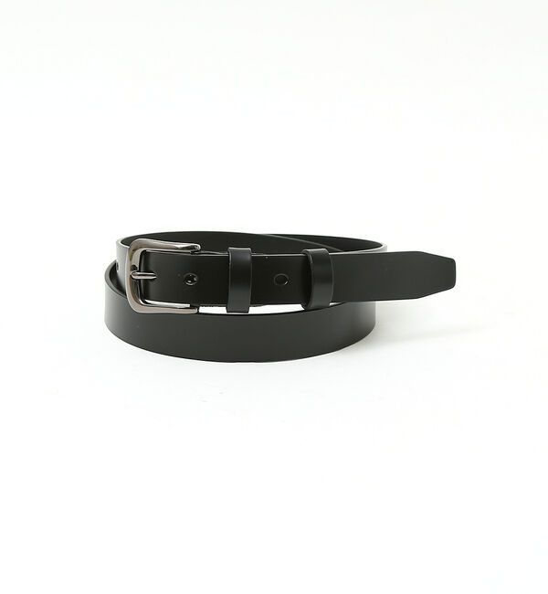 ABAHOUSE「OILED LEATHER BLACK NARROW BELT」|ベルト|その他3