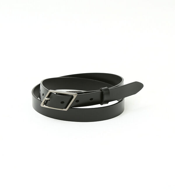 ABAHOUSE「OILED LEATHER BLACK NARROW BELT」|ベルト|その他5