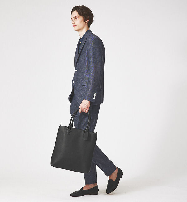 ABAHOUSE「【セットアップ対応/FLEX PANTS】カラミ織り ストレッチ メッシュ パン」|スラックス|