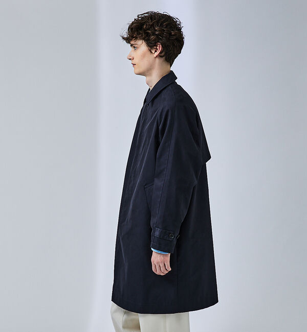 ABAHOUSE「【玉虫ツイル】ステンカラーコート / スプリングコート」|ステンカラーコート|
