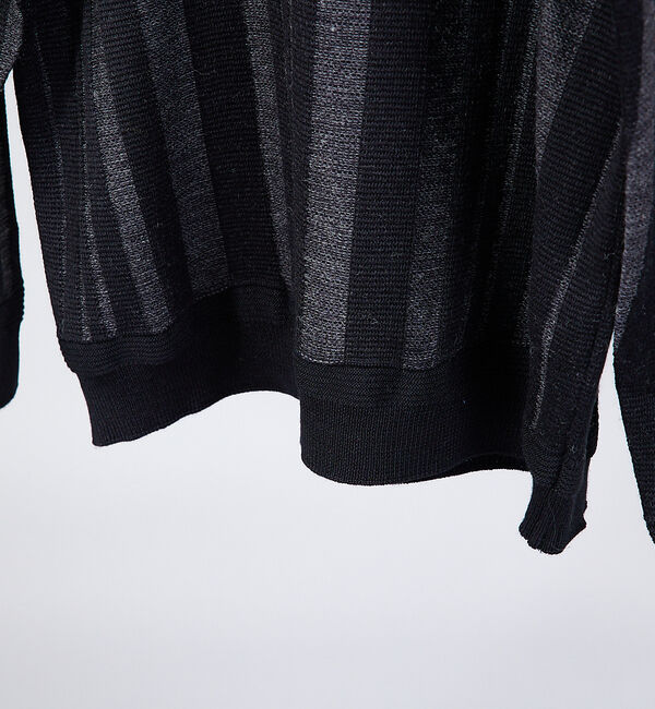 ABAHOUSE「【ウールブレンド】ランダムストライプ ニット」|ニット・セーター|