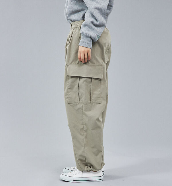 ABAHOUSE「2WAYストレッチバルーンカーゴイージーパンツ」|カーゴ|