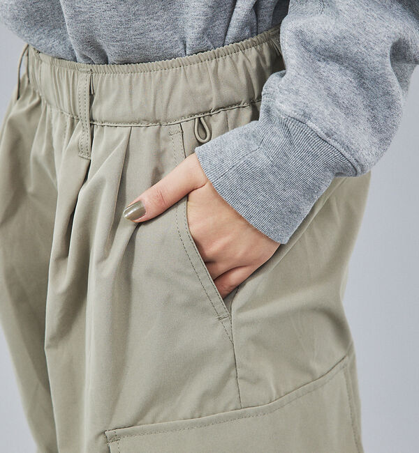 ABAHOUSE「2WAYストレッチバルーンカーゴイージーパンツ」|カーゴ|