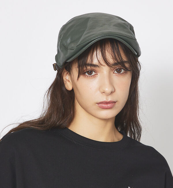 ABAHOUSE「【RUBEN/ルーベン】FAKE LEATHER HUNTINGフェイクレザー」|その他|ダークグリーン