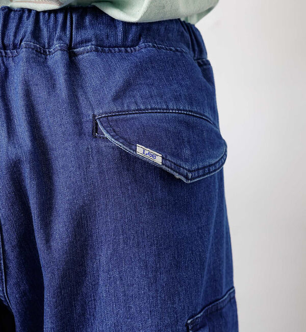 ABAHOUSE「【Lee/リー】フリーサイズ リラックスワイドカーゴパンツ FLeeasy CA」|カーゴ|