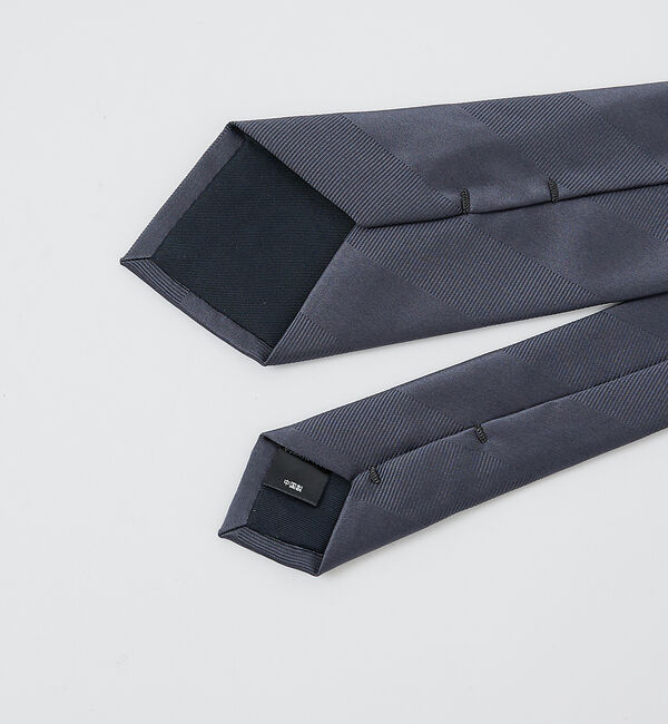 ABAHOUSE「【ウォッシャブル】シャドー レジメンタル ネクタイ」|ネクタイ・蝶ネクタイ|