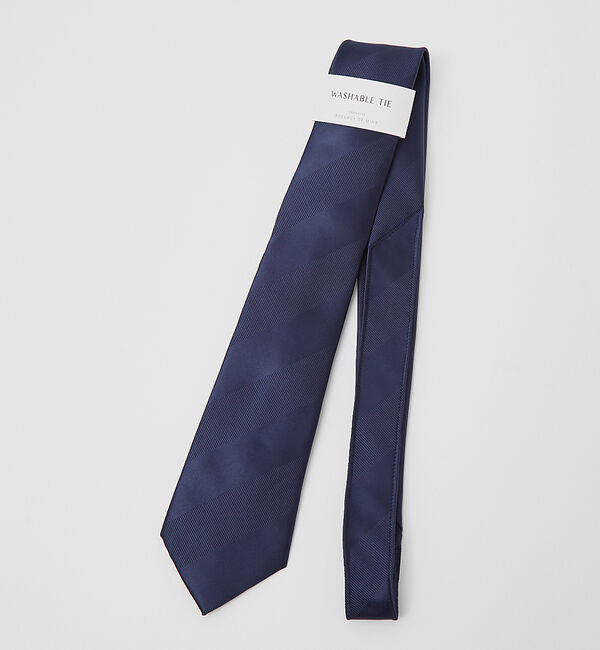 ABAHOUSE「【ウォッシャブル】シャドー レジメンタル ネクタイ」|ネクタイ・蝶ネクタイ|