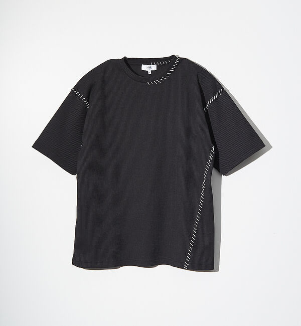 ABAHOUSE「【AH ABAHOUSE】PERFECTEX ハンドステッチ ワッフル 半袖Tシ」|Tシャツ・カットソー|