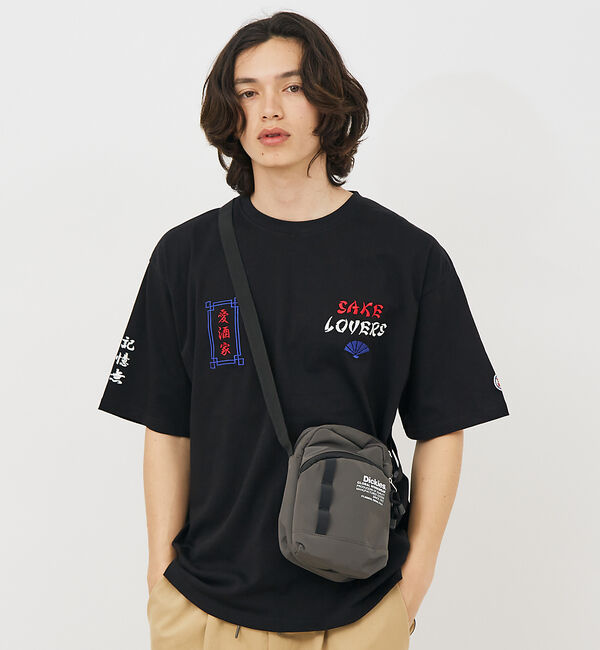 ABAHOUSE「【DICKIES/ディッキーズ】EXT LOGO QUICK SHOULDER」|ショルダー・メッセンジャー|チャコールグレー