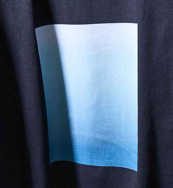 ABAHOUSE「グラデーション グラフィック プリントTシャツ/オーバーサイズ」|Tシャツ・カットソー|