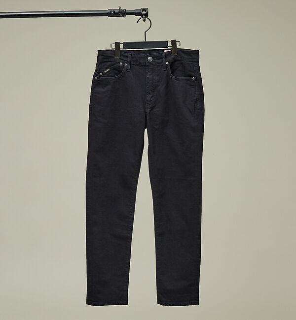 ABAHOUSE「【YANUK/ヤヌーク】PHILIP2 / スリムフィット テーパード デニム」|デニム|ブラック