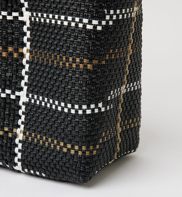 ABAHOUSE「【MOON BIRD/ムーンバード】手編みのメルカドバッグ横長M/かごバッグ/格」|トートバッグ|