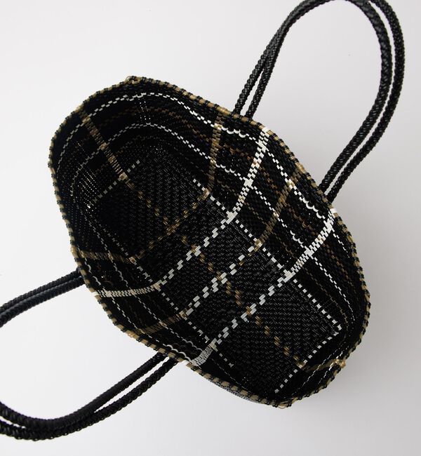 ABAHOUSE「【MOON BIRD/ムーンバード】手編みのメルカドバッグ横長M/かごバッグ/格」|トートバッグ|