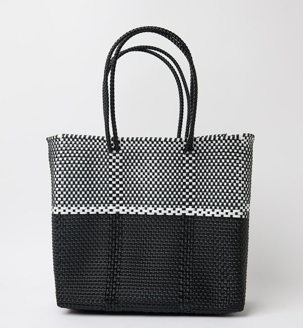 ABAHOUSE「【MOON BIRD/ムーンバード】手編みのメルカドバックＬ/軽量/大容量/旅行」|トートバッグ|