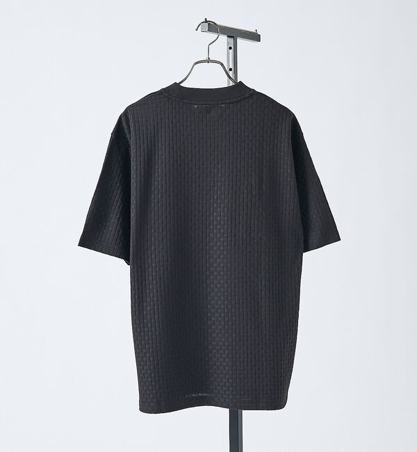 ABAHOUSE「【凹凸編み】リンクス ブロック 半袖Tシャツ【予約】」|Tシャツ・カットソー|