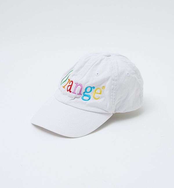 ABAHOUSE「【byeA / バイエー】 NOT APPLE CAP ORANGE / ノット」|その他|ホワイト