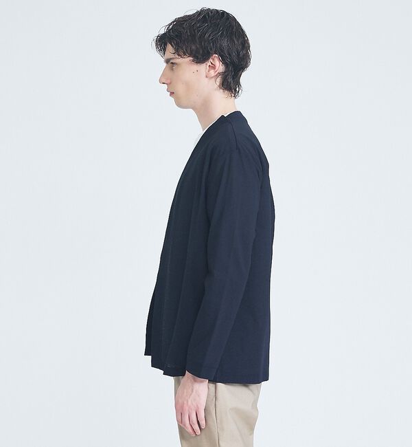 ABAHOUSE「【接触冷感】メッシュ ボタンレス カーディガン【予約】」|カーディガン|