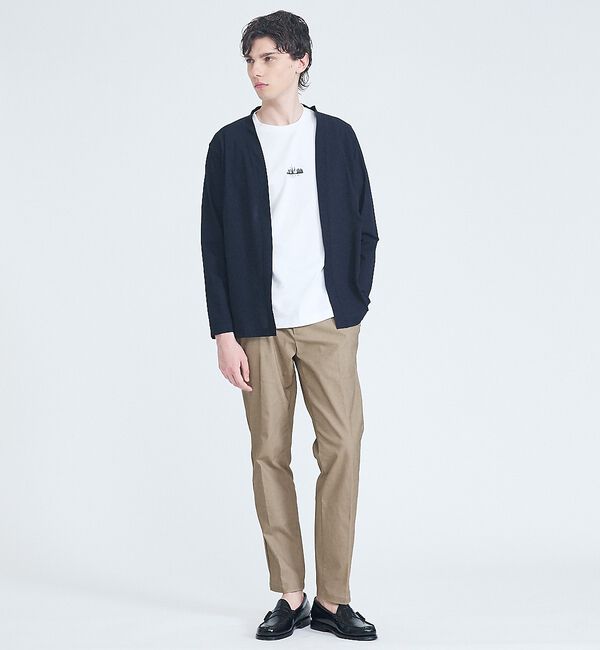 ABAHOUSE「【接触冷感】メッシュ ボタンレス カーディガン【予約】」|カーディガン|