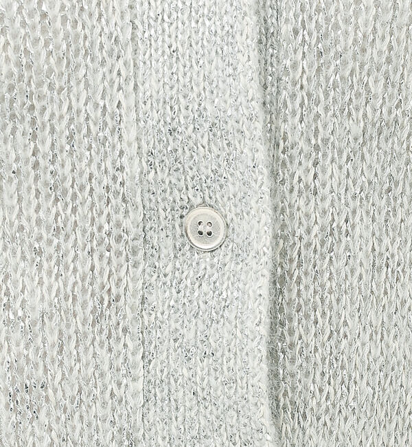 Rouge vif「ラメ&times;モヘアニット カーディガン」|カーディガン|