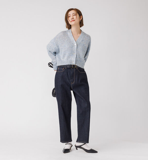 Rouge vif「ラメ&times;モヘアニット カーディガン」|カーディガン|