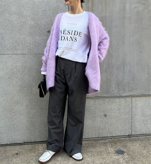 Rouge vif「シャギーニットカーディガン」|カーディガン|