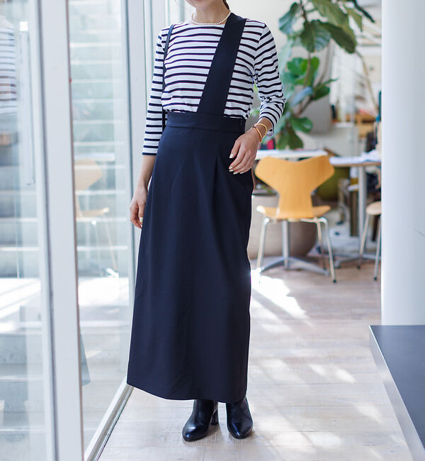 Rouge vif「【セットアップ対応】アシメトリー サスペンダー付きスカート」|スカート|