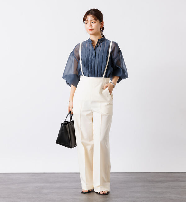 Rouge vif「シアータックフレアブラウス」|シャツ・ブラウス|