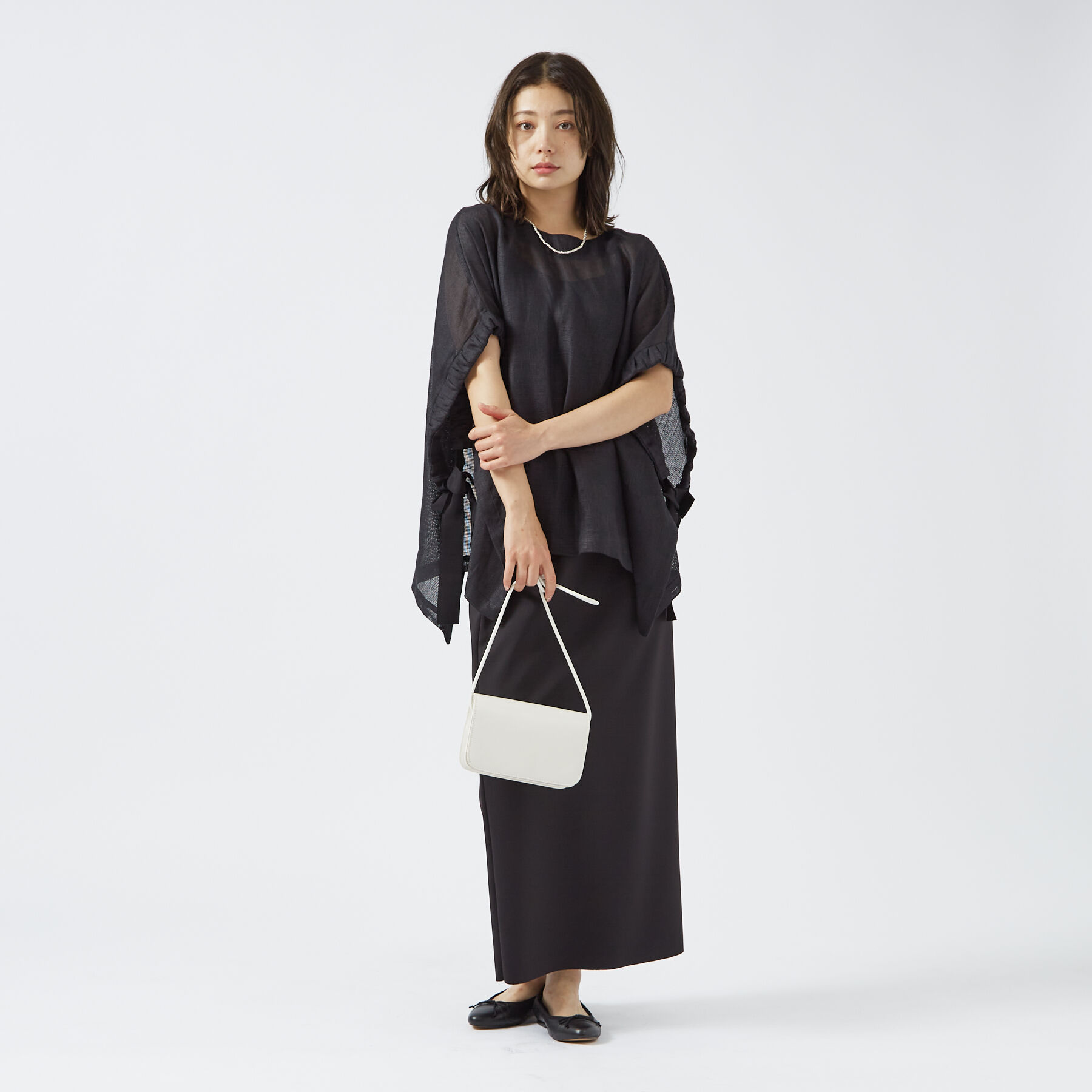 Rouge vif「【MICA&DEAL /マイカアンドディール】リネンポンチョ」|その他|