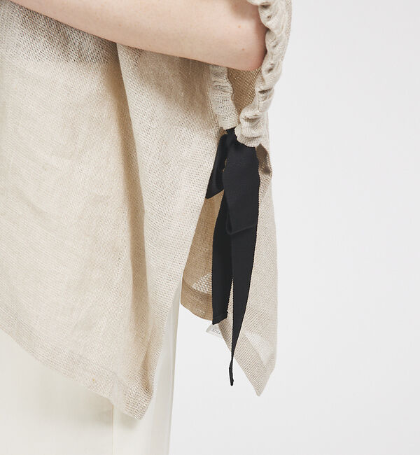 Rouge vif「【MICA&DEAL /マイカアンドディール】リネンポンチョ」|その他|