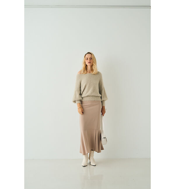 Rouge vif「【人気2025AW新色追加】【一部店舗限定】3wayルーズラメニット/オフショル」|ニット・セーター|