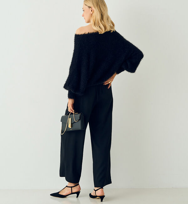 Rouge vif「【人気2025AW新色追加】【一部店舗限定】3wayルーズラメニット/オフショル」|ニット・セーター|