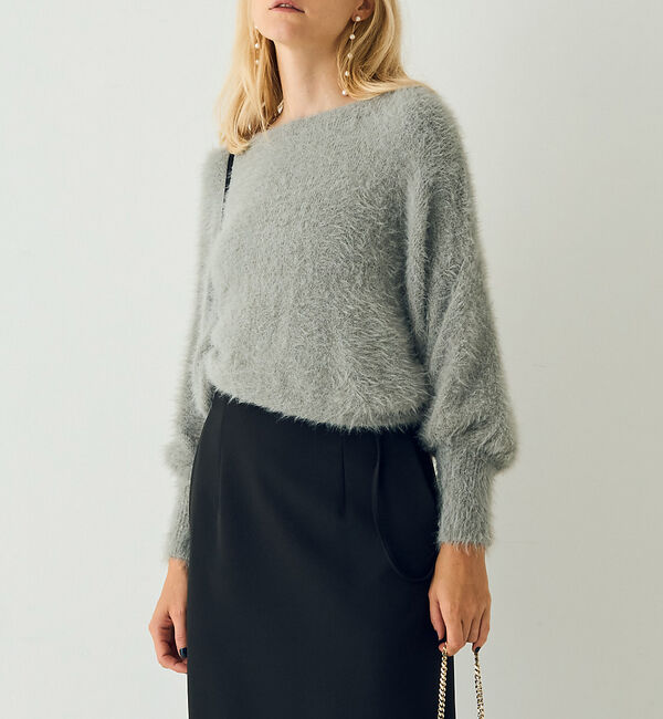 Rouge vif「【人気2025AW新色追加】【一部店舗限定】3wayルーズラメニット/オフショル」|ニット・セーター|