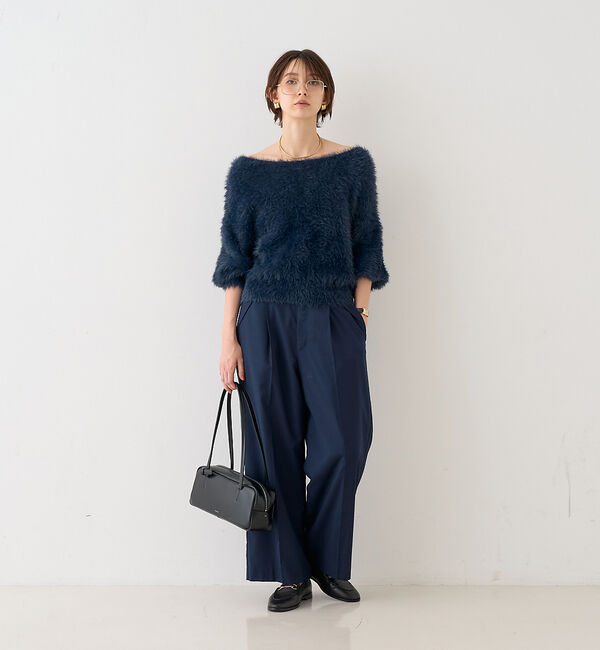 Rouge vif「【人気2025AW新色追加】【一部店舗限定】3wayルーズラメニット/オフショル」|ニット・セーター|