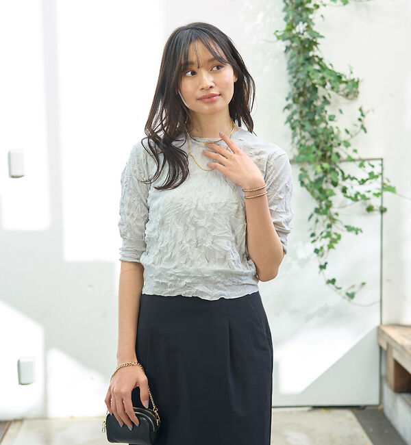 Rouge vif「キャッチワッシャーニットプルオーバー」|ニット・セーター|