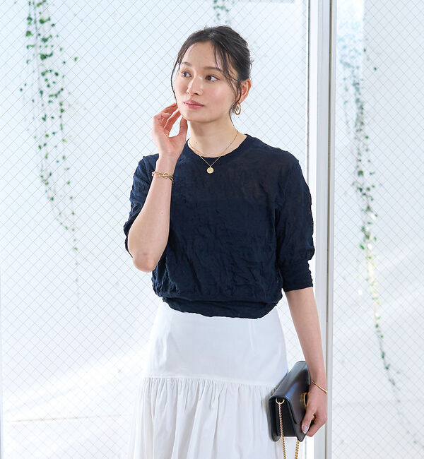 Rouge vif「キャッチワッシャーニットプルオーバー」|ニット・セーター|