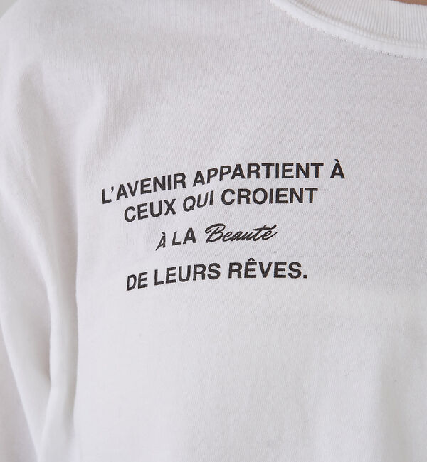 Rouge vif「ガーメントダイロゴロンTシャツ」|Tシャツ・カットソー|